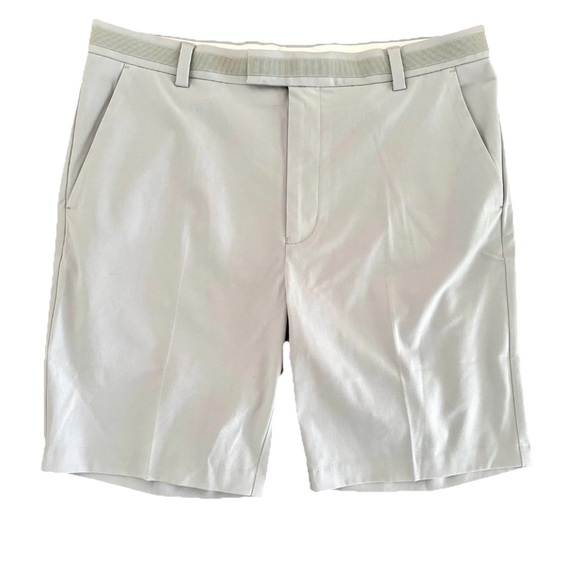 G/FORE Men’s Club Golf Shorts Size 36, Light Gray Performance Stretch Tech - Picture 1 of 7